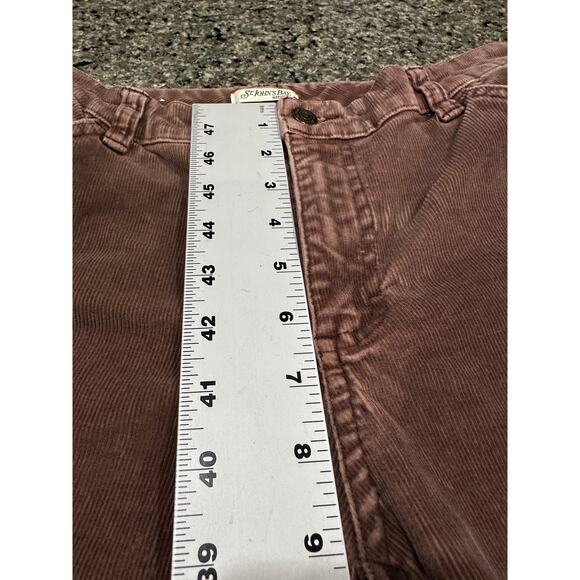St Johns Bay Corduroy Pants Women Size 8 Brown Bootcut Academia Preppy Cotton - Picture 4 of 6